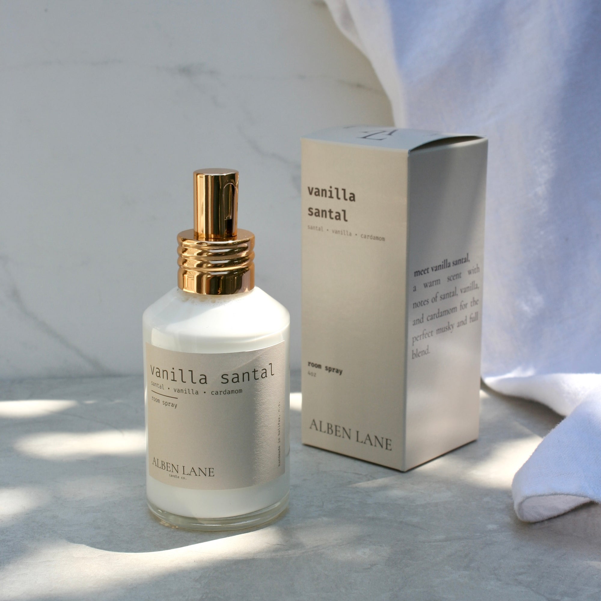 vanilla santal room spray