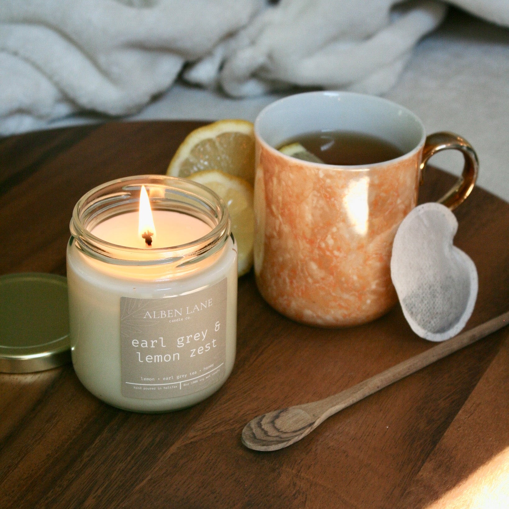 earl grey & lemon zest