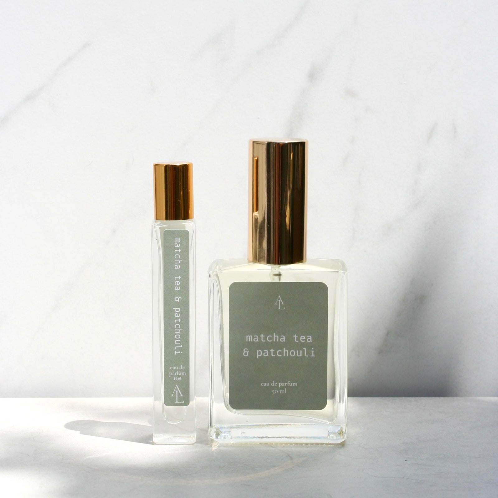 matcha tea & patchouli perfume